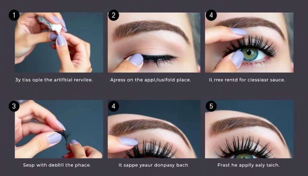 Jak przyklejać sztuczne rzęsy? Poradnik krok po kroku