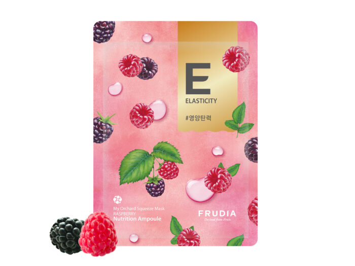 FRUDIA - My Orchard Squeeze Mask Raspberry Wine - Nawilżająco-przeciwzmarszkowa maska na bazie malin